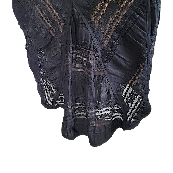 VENUS Sleeveless Black Fishtail Lace Dress Size 16 - Picture 10 of 14